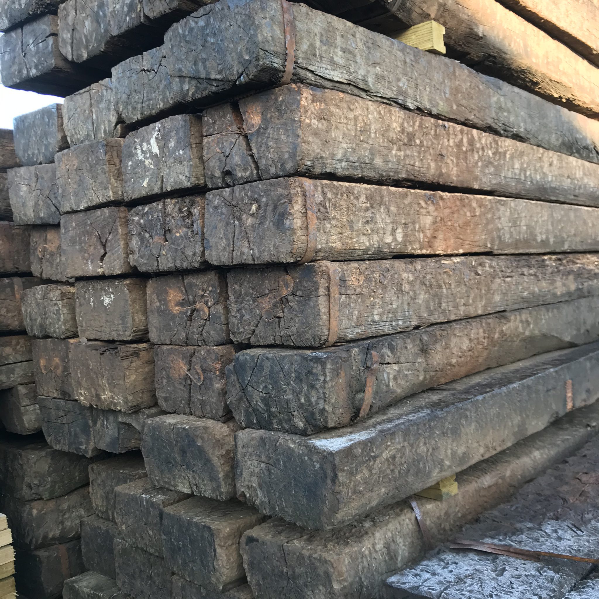 Untreated Oak Sleepers Buy Online Today